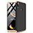 Coque Plastique Rigide Etui Housse Mat A01 pour Huawei Enjoy 9 Plus Or et Noir