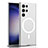 Coque Plastique Rigide Etui Housse Mat avec Mag-Safe Magnetic Magnetique AC1 pour Samsung Galaxy S23 Ultra 5G Argent