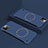 Coque Plastique Rigide Etui Housse Mat avec Mag-Safe Magnetic Magnetique P01 pour Apple iPhone 14 Bleu