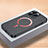 Coque Plastique Rigide Etui Housse Mat avec Mag-Safe Magnetic Magnetique QC1 pour Apple iPhone 13 Pro Max Noir
