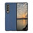 Coque Plastique Rigide Etui Housse Mat H03 pour Samsung Galaxy Z Fold4 5G Bleu
