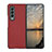 Coque Plastique Rigide Etui Housse Mat H03 pour Samsung Galaxy Z Fold4 5G Rouge