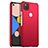 Coque Plastique Rigide Etui Housse Mat M01 pour Google Pixel 4a Rouge