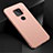 Coque Plastique Rigide Etui Housse Mat M01 pour Huawei Nova 5z Or Rose Petit
