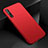 Coque Plastique Rigide Etui Housse Mat M01 pour Huawei P smart S Rouge