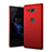 Coque Plastique Rigide Etui Housse Mat M01 pour Sony Xperia XZ2 Compact Rouge