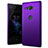 Coque Plastique Rigide Etui Housse Mat M01 pour Sony Xperia XZ2 Compact Violet