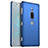 Coque Plastique Rigide Etui Housse Mat M01 pour Sony Xperia XZ2 Premium Bleu