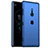 Coque Plastique Rigide Etui Housse Mat M01 pour Sony Xperia XZ3 Bleu