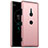 Coque Plastique Rigide Etui Housse Mat M01 pour Sony Xperia XZ3 Or Rose