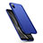 Coque Plastique Rigide Etui Housse Mat M01 pour Xiaomi Mi 8 Screen Fingerprint Edition Bleu