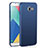 Coque Plastique Rigide Etui Housse Mat M02 pour Samsung Galaxy A9 Pro (2016) SM-A9100 Bleu
