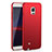 Coque Plastique Rigide Etui Housse Mat M02 pour Samsung Galaxy Note 4 Duos N9100 Dual SIM Rouge