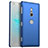 Coque Plastique Rigide Etui Housse Mat M03 pour Sony Xperia XZ2 Bleu