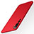 Coque Plastique Rigide Etui Housse Mat P01 pour Xiaomi Mi Note 10 Rouge