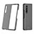 Coque Plastique Rigide Etui Housse Mat P03 pour Samsung Galaxy Z Fold3 5G Gris