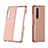 Coque Plastique Rigide Etui Housse Mat P03 pour Samsung Galaxy Z Fold3 5G Or Rose
