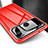 Coque Plastique Rigide Etui Housse Mat P04 pour Huawei Honor V20 Rouge