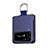 Coque Plastique Rigide Etui Housse Mat pour Samsung Galaxy Z Flip4 5G Bleu