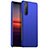 Coque Plastique Rigide Etui Housse Mat pour Sony Xperia 1 III Bleu