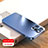Coque Plastique Rigide Etui Housse Mat R01 pour Apple iPhone 13 Pro Bleu