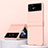 Coque Plastique Rigide Etui Housse Mat R04 pour Samsung Galaxy Z Flip4 5G Or Rose