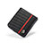 Coque Plastique Rigide Etui Housse Mat Serge LC1 pour Samsung Galaxy Z Flip5 5G Noir Petit