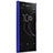 Coque Plastique Rigide Etui Sables Mouvants pour Sony Xperia XZ1 Compact Bleu Petit