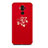 Coque Plastique Rigide Fleurs pour Huawei Mate 9 Rouge Petit
