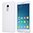 Coque Plastique Rigide Mailles Filet pour Xiaomi Redmi Note 4X High Edition Blanc