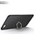Coque Plastique Rigide Mat avec Support Bague Anneau A01 pour Apple iPhone 6S Plus Noir Petit