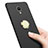 Coque Plastique Rigide Mat avec Support Bague Anneau A02 pour Xiaomi Mi 4 LTE Noir Petit