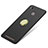 Coque Plastique Rigide Mat avec Support Bague Anneau A02 pour Xiaomi Redmi 3 High Edition Noir Petit