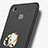 Coque Plastique Rigide Mat avec Support Bague Anneau A02 pour Xiaomi Redmi 3 High Edition Noir Petit