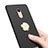 Coque Plastique Rigide Mat avec Support Bague Anneau A02 pour Xiaomi Redmi Note 3 Pro Noir Petit