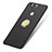 Coque Plastique Rigide Mat avec Support Bague Anneau A03 pour Huawei Honor 8 Noir Petit
