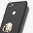 Coque Plastique Rigide Mat avec Support Bague Anneau pour Xiaomi Redmi Note 5A Pro Noir Petit