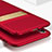 Coque Plastique Rigide Mat avec Support pour Apple iPhone Xs Rouge Petit