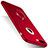 Coque Plastique Rigide Mat et Support Bague Anneau F01 pour Apple iPhone 8 Plus Rouge