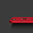 Coque Plastique Rigide Mat et Support Bague Anneau F01 pour Apple iPhone 8 Plus Rouge Petit