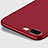 Coque Plastique Rigide Mat et Support Bague Anneau pour Apple iPhone 7 Plus Rouge Petit