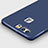 Coque Plastique Rigide Mat et Support Bague Anneau pour Huawei P9 Bleu Petit