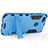 Coque Plastique Rigide Mat et Support pour Huawei Enjoy 7 Bleu