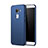 Coque Plastique Rigide Mat M01 pour Huawei G9 Plus Bleu