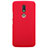 Coque Plastique Rigide Mat M01 pour Motorola Moto M XT1662 Rouge Petit