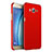 Coque Plastique Rigide Mat M02 pour Samsung Galaxy On7 Pro Rouge Petit
