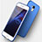 Coque Plastique Rigide Mat M04 pour Huawei Honor 6C Pro Bleu