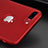 Coque Plastique Rigide Mat M11 pour Apple iPhone 8 Plus Rouge Petit