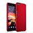 Coque Plastique Rigide Mat pour HTC One X9 Rouge