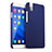 Coque Plastique Rigide Mat pour Huawei Honor 7i shot X Bleu
